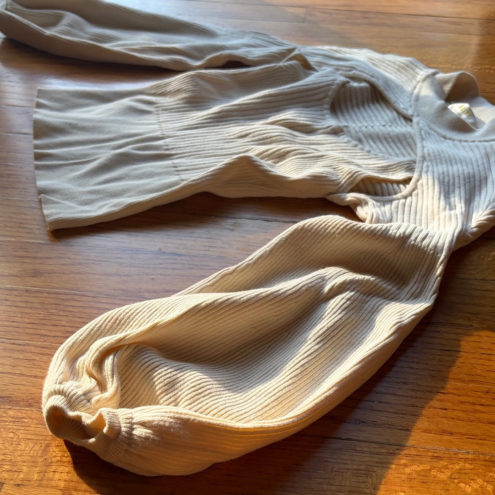 Anthropologie Cream Puff Sleeve Blouse - Picture 5 of 7